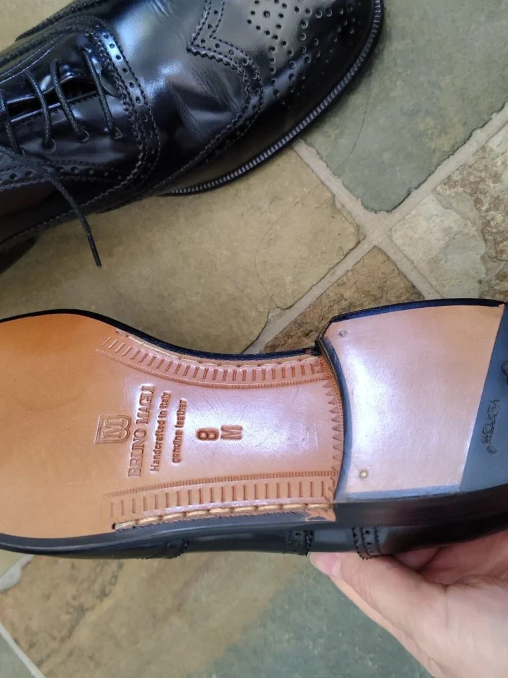 New Bruno Magli Oxford Shoe Lace up Derby